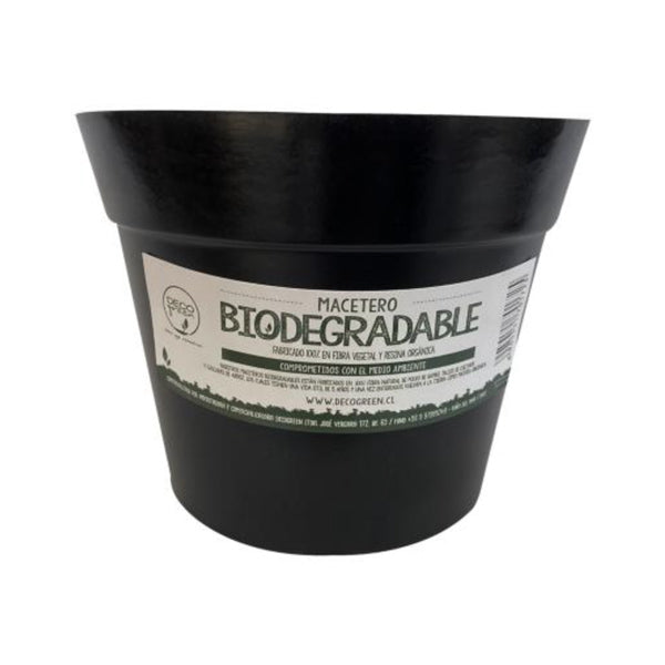 Macetero Biodegradable Clasica Negro