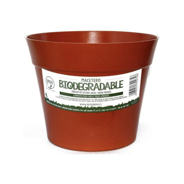 Macetero Biodegradable Clasica Rojo Terracota